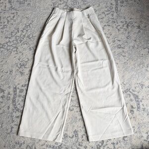 H&M High Rise Elastic-Waist Trousers